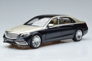 Mercedes Maybach S650 X222 Silverblå Norev 1:18 B66960615 Metall