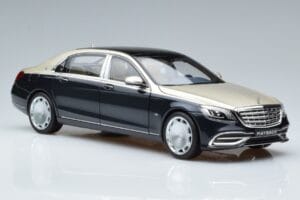 Mercedes Maybach S650 X222 Silverblå Norev 1:18 B66960615 Metall — bild 5 av 7