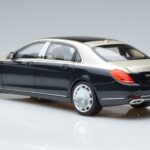 Mercedes Maybach S650 X222 Silverblå Norev 1:18 B66960615 Metall - image 6 of 7