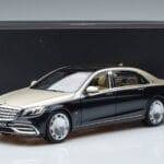 Mercedes Maybach S650 X222 Silverblå Norev 1:18 B66960615 Metall - image 7 of 7