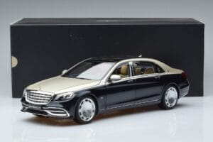 Mercedes Maybach S650 X222 Silverblå Norev 1:18 B66960615 Metall — bild 7 av 7