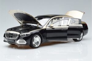 Mercedes Maybach S680 X223 Guld Svart Metallic Norev 1:18 183917 Metall — bild 2 av 7