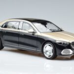 Mercedes Maybach S680 X223 Guld Svart Metallic Norev 1:18 183917 Metall - image 5 of 7