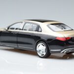 Mercedes Maybach S680 X223 Guld Svart Metallic Norev 1:18 183917 Metall - image 6 of 7