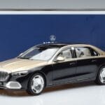 Mercedes Maybach S680 X223 Guld Svart Metallic Norev 1:18 183917 Metall - image 7 of 7