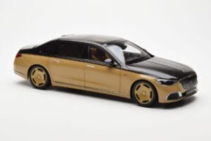 Mercedes Maybach S680 W223 Obsidian Svart Sand Almost Real 1:18 820124 Metall — bild 5 av 7