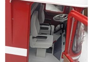 Mercedes O317 Porsche Transporter Röd CMR 1:18 CMR149 Metall — bild 11 av 12