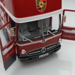 Mercedes O317 Porsche Transporter Röd CMR 1:18 - image 6 of 12