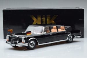 Mercedes 600 Pullman W100 Landaulet Queen Elizabeth II KK-Scale 1:18 KKDC181185 Metall — bild 6 av 6