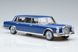 Mercedes S-Class 600 W100 LWB Pullman Mörkblå MCG 1:18 MCG18189 Metall — bild 4 av 6