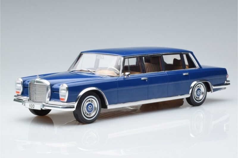 Mercedes S-Class 600 W100 LWB Pullman Mörkblå MCG 1:18 MCG18189 Metall