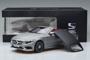 Mercedes S-Class A217 Cabriolet Grå Norev 1:18 B66960355 Metall — bild 8 av 8
