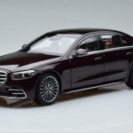Mercedes S-Class W223 AMG Line Röd Norev 1:18