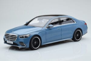 Mercedes S-Class W223 Vintage Blå Norev 1:18 B66960828