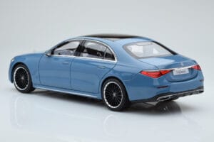 Mercedes S-Class W223 Vintage Blå Norev 1:18 B66960828 Metall — bild 6 av 7