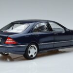 Mercedes S55 AMG W220 Blå Norev 1:18 183817 Metall - image 3 of 7