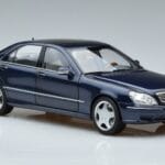 Mercedes S55 AMG W220 Blå Norev 1:18 183817 Metall - image 5 of 7