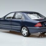 Mercedes S55 AMG W220 Blå Norev 1:18 183817 Metall - image 6 of 7