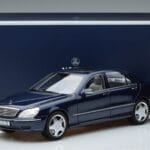 Mercedes S55 AMG W220 Blå Norev 1:18 183817 Metall - image 7 of 7