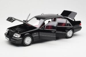 Mercedes S600 W140 Svart Norev 1:18 183722 Metall — bild 2 av 8