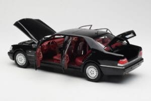 Mercedes S600 W140 Svart Norev 1:18 183722 Metall — bild 5 av 8