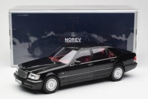 Mercedes S600 W140 Svart Norev 1:18 183722 Metall — bild 8 av 8