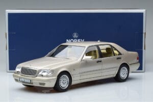 Mercedes S600 W140 Silver Norev 1:18 183723 Metall — bild 7 av 7