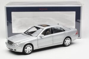 Mercedes S600 W220 Silver Metallic Norev 1:18 183810 Metall — bild 8 av 8