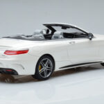 Mercedes AMG S63 A217 Cabriolet Diamond Vit GT Spirit 1:18 - image 2 of 6