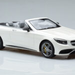 Mercedes AMG S63 A217 Cabriolet Diamond Vit GT Spirit 1:18 - image 4 of 6