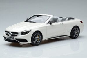 Mercedes AMG S63 A217 Cabriolet Diamond Vit GT Spirit 1:18 B66965712