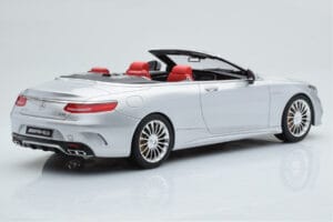 Mercedes AMG S65 A217 Cabriolet Silver GT Spirit 1:18 GT764 Resin — bild 2 av 6
