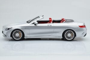 Mercedes AMG S65 A217 Cabriolet Silver GT Spirit 1:18 GT764 Resin — bild 3 av 6