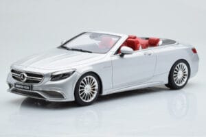 Mercedes AMG S65 A217 Cabriolet Silver GT Spirit 1:18 GT764