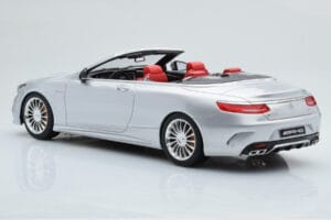 Mercedes AMG S65 A217 Cabriolet Silver GT Spirit 1:18 GT764 Resin — bild 5 av 6