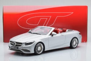 Mercedes AMG S65 A217 Cabriolet Silver GT Spirit 1:18 GT764 Resin — bild 6 av 6
