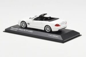 Mercedes SL 55 AMG R230 Vit Minichamps 1:43 400036170 Metall — bild 3 av 4
