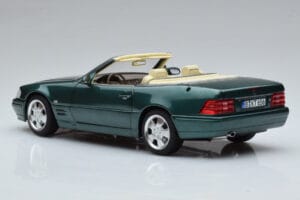 Mercedes SL500 R129 Grön Metallic Norev 1:18 183753 Metall — bild 7 av 8