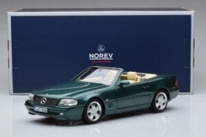 Mercedes SL500 R129 Grön Metallic Norev 1:18 183753 Metall — bild 8 av 8