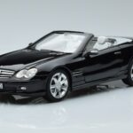 Mercedes SL500 R230 Svart Norev 1:18 183840 Metall