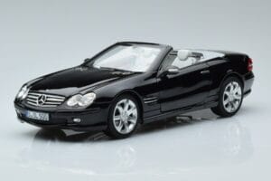 Mercedes SL500 R230 Svart Norev 1:18 183840 Metall