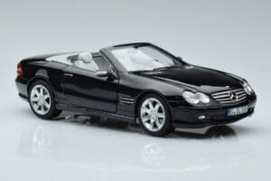 Mercedes SL500 R230 Svart Norev 1:18 183840 Metall — bild 5 av 8
