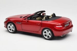 Mercedes SLK R172 Designo Zircon Röd Minichamps 1:18 B66960513 Metall — bild 7 av 8