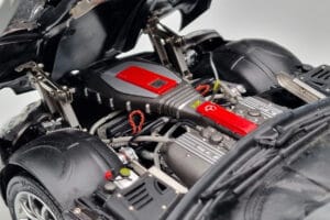 Mercedes SLR McLaren Svart CMC 1:18 M-045F Metall — bild 9 av 10