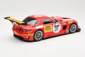 Mercedes SLS AMG GT3 #35 Team Black Falcon T. Heyer / Jafer / Lemeret 24 Hours of Spa 2011 Minichamps 1:18 151113135 Metall — bild 2 av 6