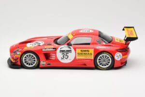 Mercedes SLS AMG GT3 #35 Team Black Falcon T. Heyer / Jafer / Lemeret 24 Hours of Spa 2011 Minichamps 1:18 151113135 Metall — bild 3 av 6