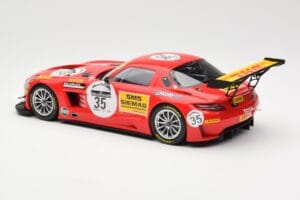 Mercedes SLS AMG GT3 #35 Team Black Falcon T. Heyer / Jafer / Lemeret 24 Hours of Spa 2011 Minichamps 1:18 151113135 Metall — bild 5 av 6