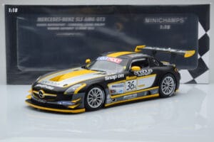 Mercedes SLS AMG GT3 Team Erebus Motorsport #36 B. Schneider / A. Jager / C. Roloff Winners Bathurst 12 Hours 2013 Minichamps — bild 6 av 6