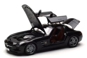 Mercedes SLS AMG Obsidian Svart Metallic Minichamps 1:18 B66960042 Metall — bild 2 av 7