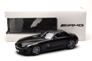 Mercedes SLS AMG Obsidian Svart Metallic Minichamps 1:18 B66960042 Metall — bild 7 av 7